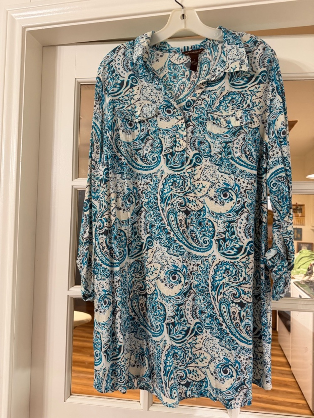 Bit & Bridle sheer cotton dress